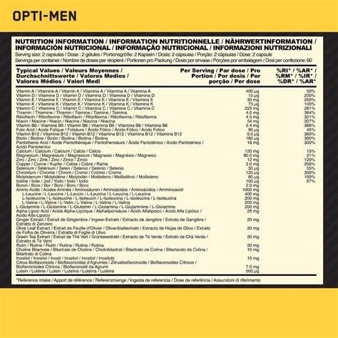 Optimum Nutrition Opti Men Multivitamin | Megapump