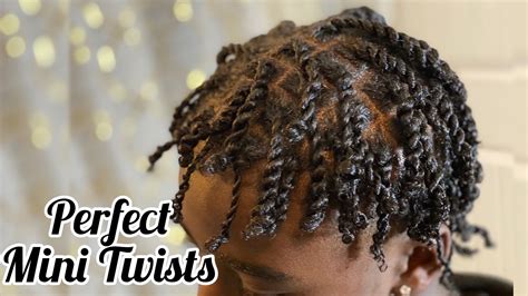 Juicy Two Strand Mini Twists for Teen Boys & Men | Protective Natural ...