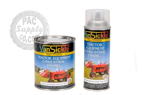 Clear Coat - Gloss Acrylic Lacquer Paint -- Oliver Parts for Tractors