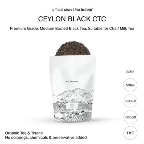 Jual Teh Hitam Ceylon CTC Black Tea / Indian Tea Blend - 1kg - Kota Bogor - Tea Heaven | Tokopedia