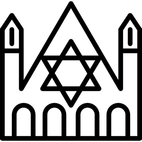 Synagogue - Free monuments icons