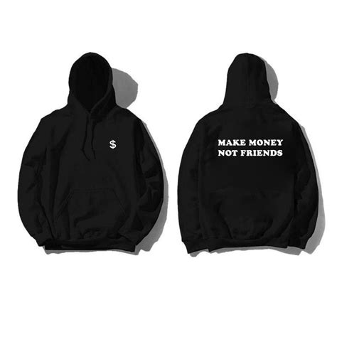 Make Money Not Friends Hoodie - Etsy