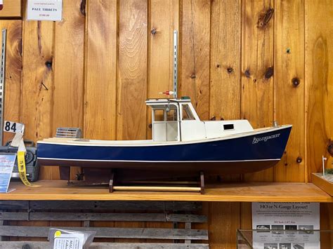 Maine Lobster Boat Model Kit- Maine Lobster Boat Wood Model - Bluejacket Shipcrafters, Inc.