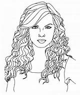 Coloring Pages Portrait Of A Girl With Face 10 Pcs  Download Or sketch template
