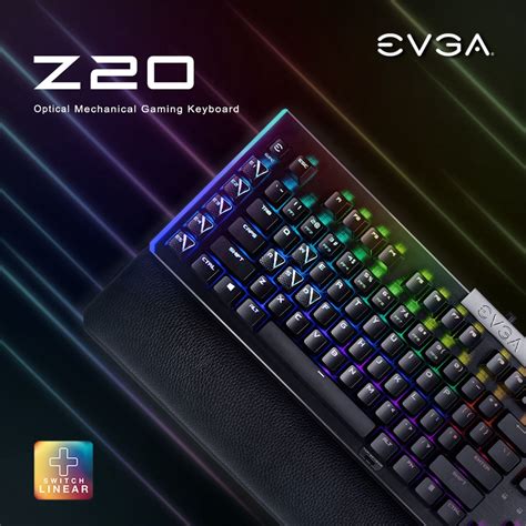 # EVGA Z20 RGB Optical Mechanical Gaming Keyboard # [Optical Linear ...