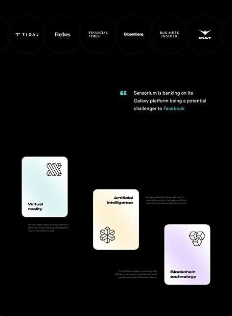 Sensorium. Social VR platform on Behance