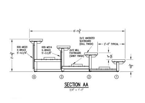 Bleacher Seating Dimensions | Brokeasshome.com
