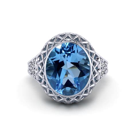 Filigree Gemstone Ring - Jewelry Designs