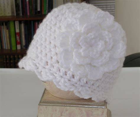 Easy Crochet Pattern for Women's Chemo Cap With Flower & - Etsy