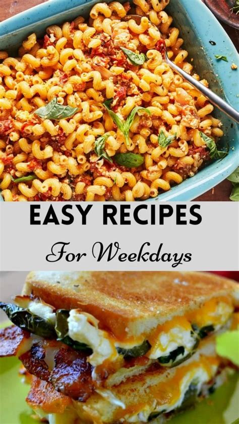 Easy Recipes For Weekdays [Video] in 2023 | Easy meals, Recipes, Hearty ...