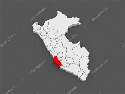 Map of Ica. Peru. Stock Photo by ©Tatiana53 49705737