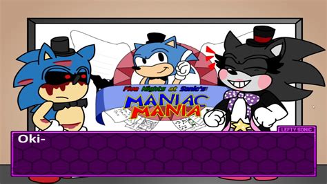 FNaS: Maniac Mania (Full Game) - Sonic's 1 (Easy) Challenge Complete!!! [1080P 60FPS] - YouTube