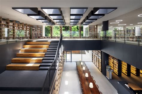 D.LIM architects completes small 'doksan' library with skylights in seoul, south korea