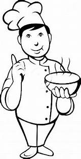 Little Chefs Coloring Pages To Kids sketch template