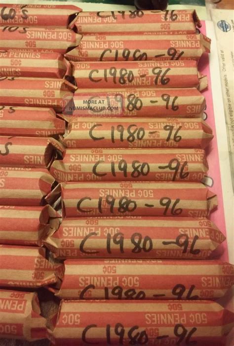 1500 Canadian Copper Pennies. 1940 - 1996. In Circulated.