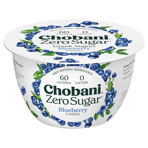 Save on Chobani Zero Sugar Non Fat Blueberry Greek Yogurt Cup Order ...