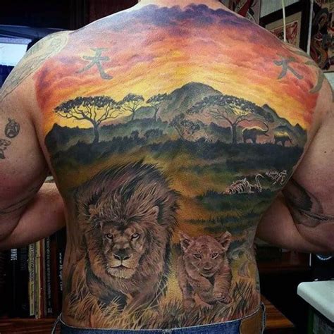 50 Lion Back Tattoo Designs for Men [2023 Inspiration Guide]