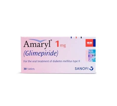 Amaryl 1mg Tablet 15 'S - Uses, Formula, Side Effects