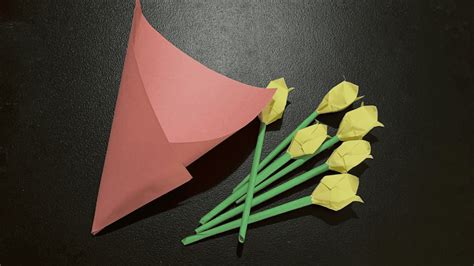 How to Make Origami Flower Bouquet: Origami Flower Bouquet Instructions