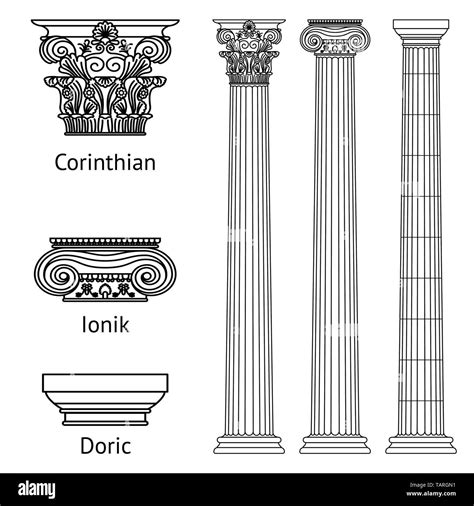 Doric ionic corinthian hi-res stock photography and images - Alamy