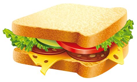 Sandwich PNG Clipart Image | Gallery Yopriceville - High-Quality Free ...