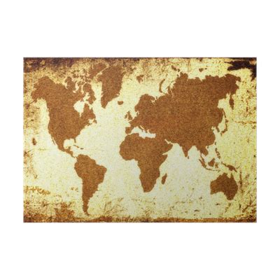 Poster old world map - PIXERS.HK