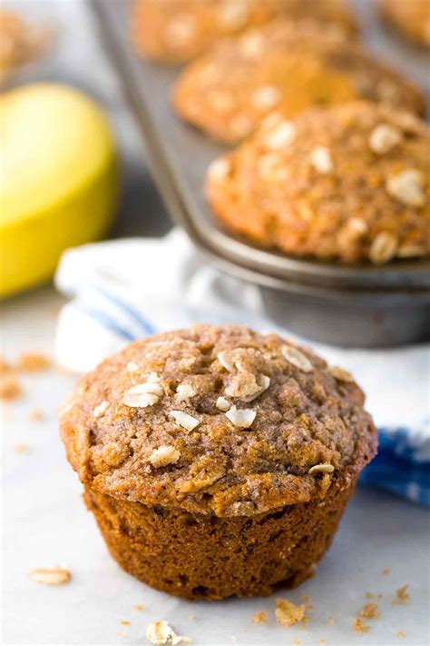 Healthy Banana Muffins with Oats - Jessica Gavin