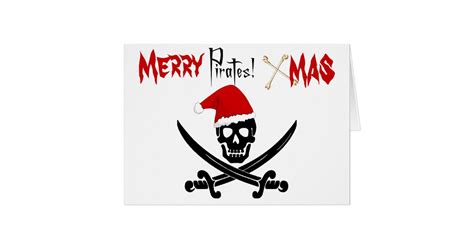 Fun Pirate Christmas Card | Zazzle