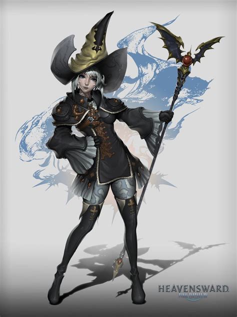 final fantasy 14 AURA fanart (Black Mage), mosh fink on ArtStation at ...