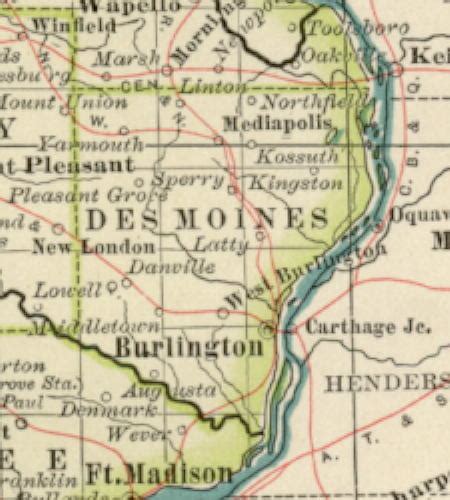 1897 Century Atlas of the State of Iowa