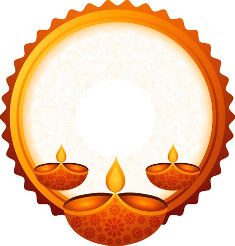 Diwali diya frame elements vector png image | Banner clip art, Business portrait photography ...