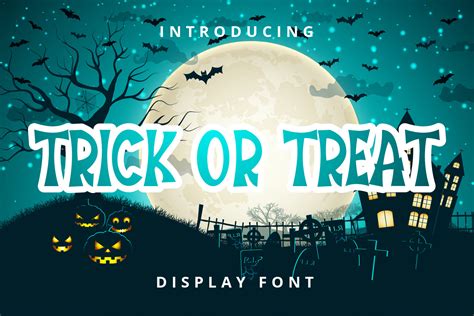 Trick or Treat Font by Brilian · Creative Fabrica