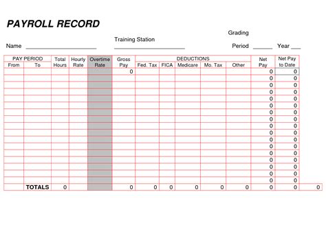 payroll template pdf 9 Things You Should Do In Payroll