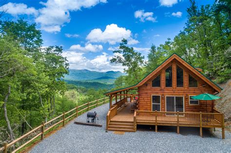 Parker's Creek Log Cabin; amazing views & hot tub - Cabins for Rent in Whittier, North Carolina ...