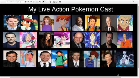 My Live Action Pokemon Cast by ElementalSunburst on DeviantArt