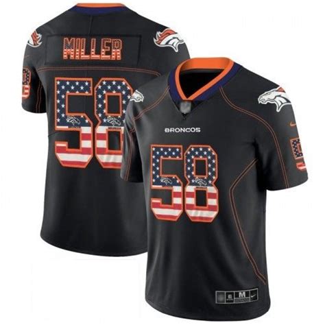 Broncos Von Miller US Flag Black Edition Jersey – US Sports Nation