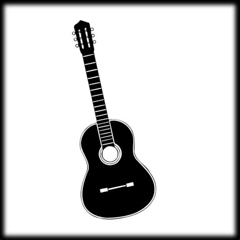 Guitar black and white guitar clipart black and white images pictures ...