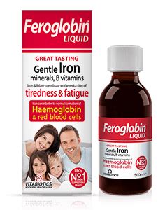 Feroglobin Liquid Product Information - Vitabiotics