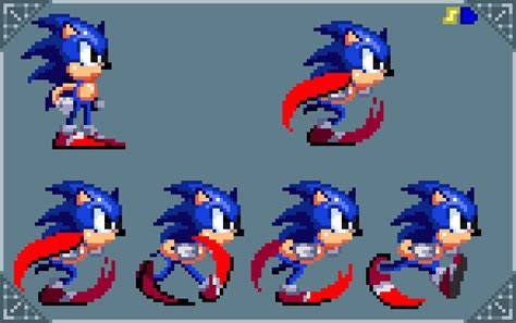 [Sonic] Sonic Running Sprite Sheet by SansDrew250 on DeviantArt