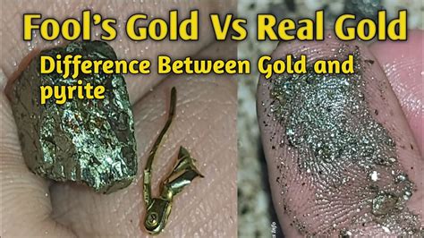 How To Tell The Difference Between Gold vs Pyrite | Difference Between ...