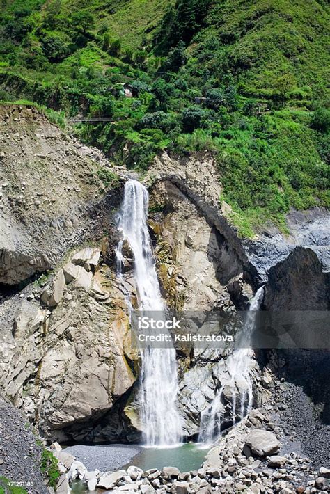 Agoyan Waterfall Ecuador Latin America Stock Photo - Download Image Now - Ecuador, Falling ...