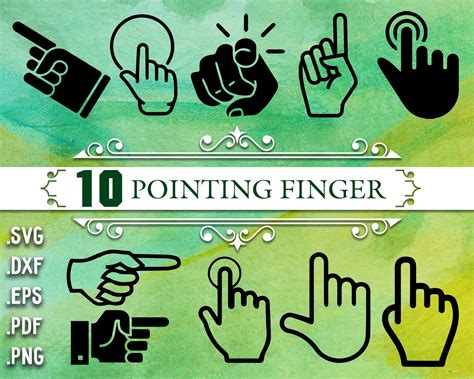 POINTING FINGER SVG finger svghand svgpointing | Etsy in 2021 | Svg, Pointing fingers, Discount ...