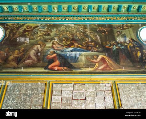 Our Lady of the Rocks church interior detail, Montenegro Stock Photo - Alamy