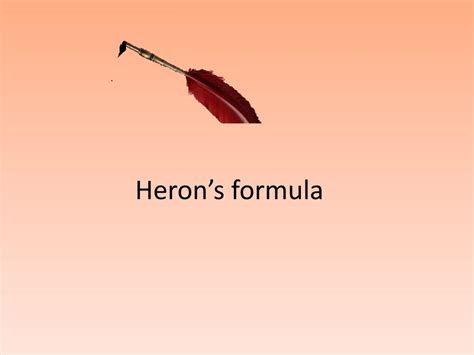 PPT - Heron’s formula PowerPoint Presentation, free download - ID:1033929