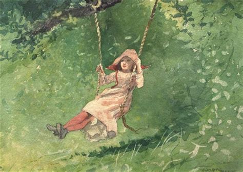 Girl on a Swing, 1897 - Winslow Homer - WikiArt.org