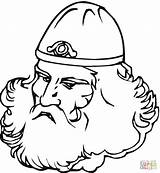 Viking With Big Beard coloring page  Free Printable Coloring Pages sketch template