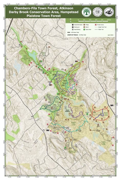 Hampstead, NH Darby Brook Cons. Area, Plaistow Town Forest, & Atkinson ...