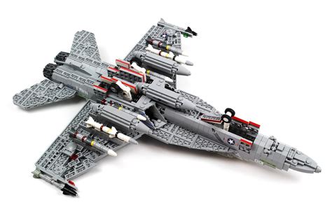 F/A-18E Super Hornet | Lego military, Lego plane, Lego army