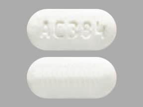 Pill Finder: AC 384 White Capsule-shape - Medicine.com