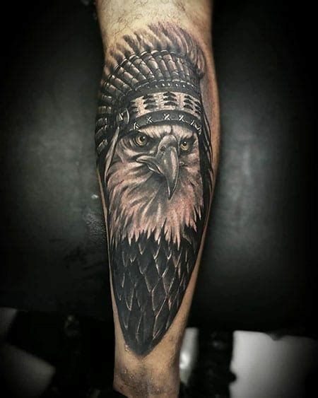 Native American Eagle Tattoo